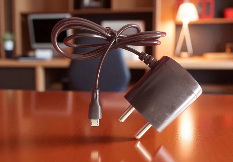 getstep 20 W Quick Charge 2.1 A Single Port Mobile Charger (Black, micro usb, Cable Included)